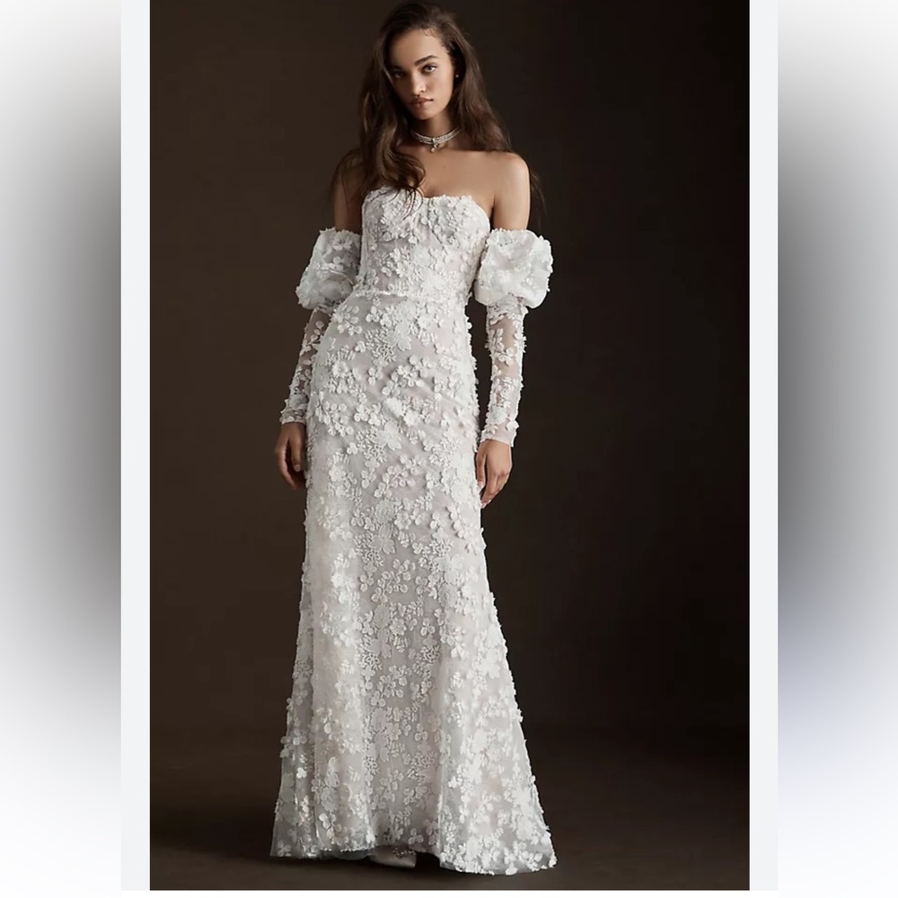 NWT. Watters Wedding Dress from Anthropologie BHLDN.  never worn.